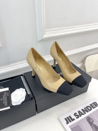 Chanel Womens Shoes Pumps Sandals Luxury Brand Design with Original Box Women Slippers 8cm Heel Pumps