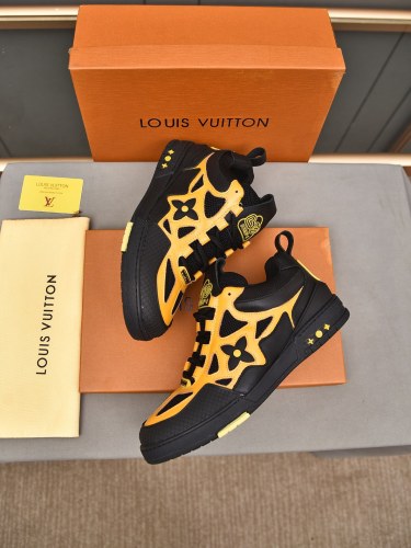 Louis Vuitton Men Shoes Fashion Sneakers Design Luxury Brand LV TRAINER SNEAKER with Original Box