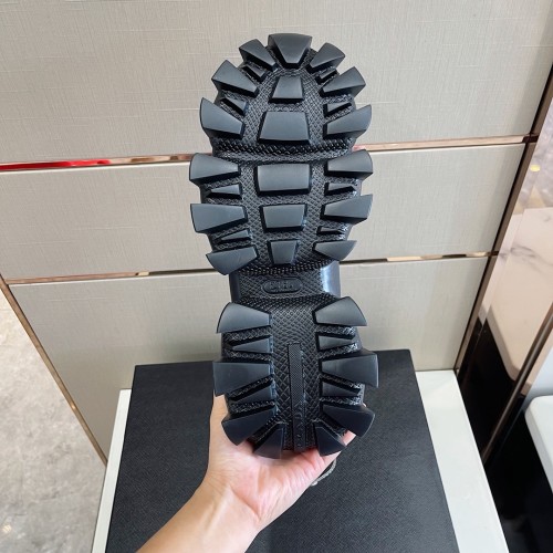 Prada Men Shoes Sneakers Luxury Brand Cloudbust Thunder Technical Fabric Sneakers with Original Box