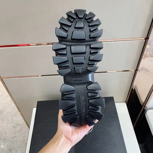 Prada Men Shoes Sneakers Luxury Brand Cloudbust Thunder Technical Fabric Sneakers with Original Box