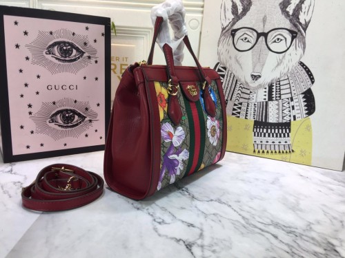 Gucci Womens Mens Bags Crossbody Handbags Luxury GG Shoulder Bag Leather Luxury Brand 547551 UQHBB 9885 GG Supreme Ophidia Small Tote Bag