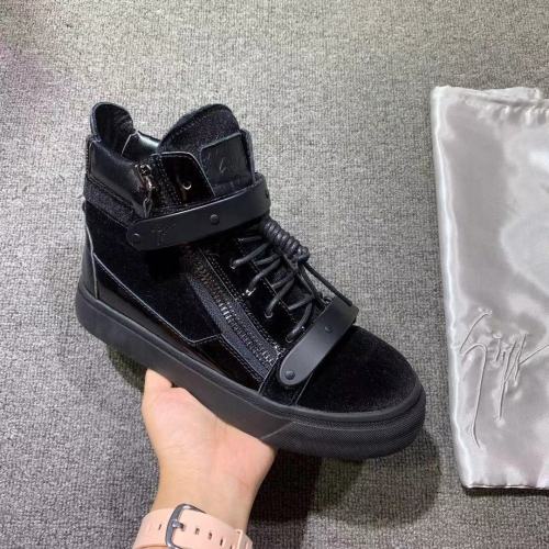 Giuseppe Zanotti Mens Shoes Luxury Brand High Top Sneakers Coby