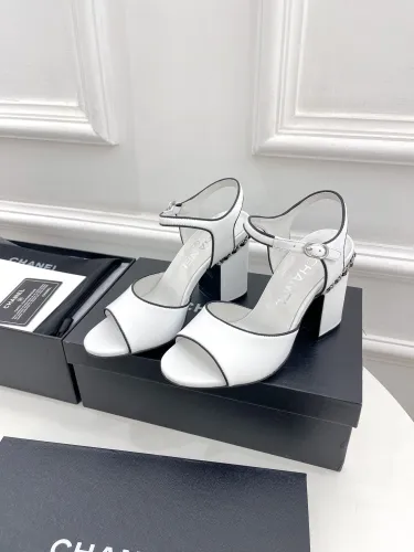 Chanel Womens Shoes Sandals Slippers Luxury Brand Design with Original Box Women Slippers 8cm Heel