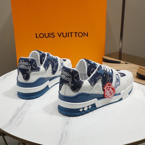 Louis Vuitton Men Shoes Fashion Sneakers Design Luxury Brand LV TRAINER SNEAKER with Original Box 1A9ZC2