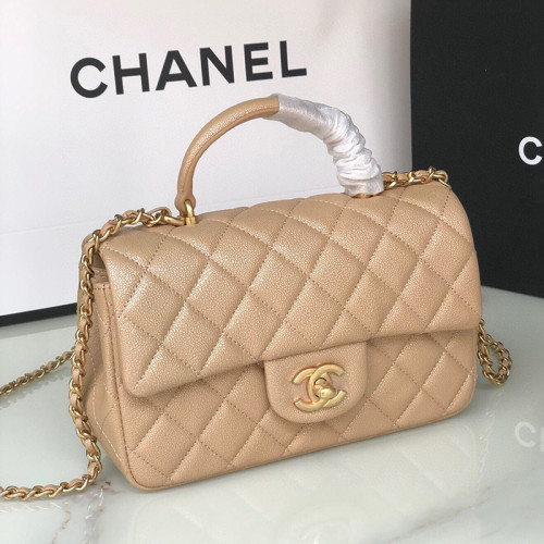 Chanel Womens Bags Crossbody Bag Classic Handbag CF Mini Luxury Brand with Original Box