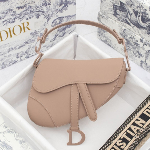Dior Womens Bag Saddle Bag Luxury Brand Fashion Saddle Bag Pink Ultramatte Calfskin