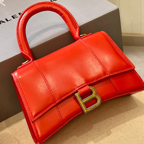 Balenciaga Womens Bags HOURGLASS XS S TOP HANDLE BAG with Original Box