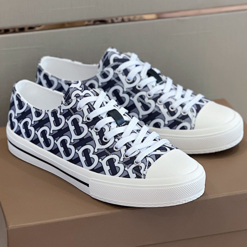 Burberry Men Shoes Fashion Luxury Brand Vintage Cotton Sneaker Casual Shoes for Men with Original Box