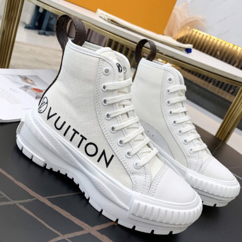 Louis Vuitton Womens Shoes Fashion Boots Luxury Brand LV SQUAD SNEAKER BOOT with Original Box 1A940C