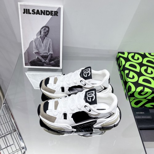 Dolce&Gabbana Womens Shoes Sneakers Luxury Brand Mixed-material Daymaster sneakers with DG logo CS1941AQ7098B706