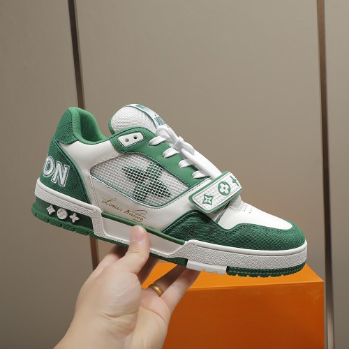 Louis Vuitton Men Shoes Fashion Sneakers Design Luxury Brand LV TRAINER SNEAKER with Original Box 1A9ZI6