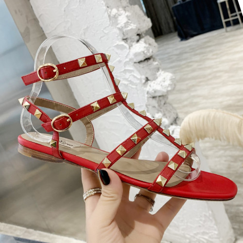 Valentino Women Shoes Mule Flip Flop Sandals ROMAN STUD SLIDE SANDAL IN QUILTED NAPPA with Original Box Luxury Brand