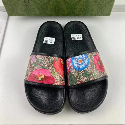 Gucci Mens Shoes Sandals Slides Slippers Luxury Brand Thick Sole Design with Original Box