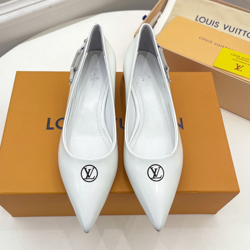 Louis Vuitton Womens Shoes Pumps Sandals Leather Design Luxury Brand Fashion Sandals with Original Box