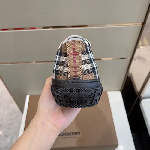 Burberry Mens Shoes Sneakers Fashion Type Luxury Brand Vintage Check Cotton Sneaker with Original Box