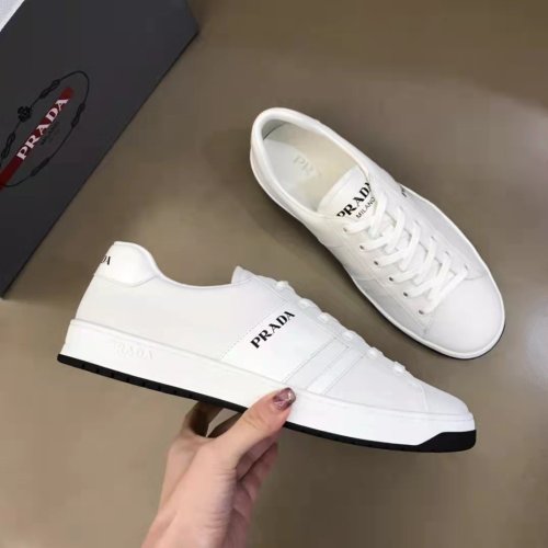 Prada Mens Shoes Sneakers Casual Shoes for Men Luxury Brand Breathable Fashion Sneakers with Original Box