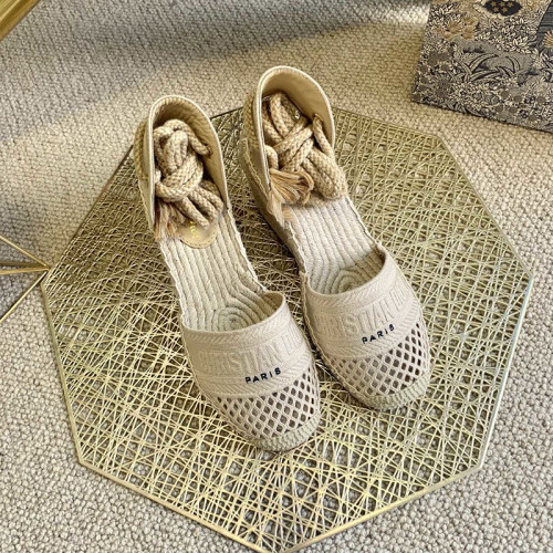 Dior Womens Shoes DIOR GRANVILLE WEDGE ESPADRILLE
