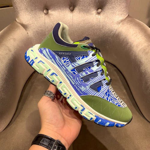 Versace Men Shoes Fashion Design Luxury Brand TRIGRECA SNEAKERS