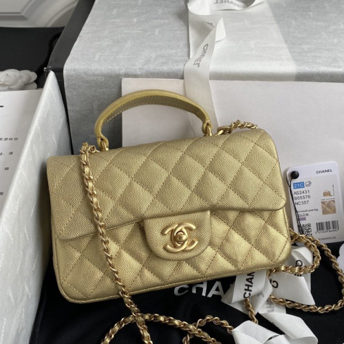 Chanel Womens Bags Crossbody Bag Classic Handbag CF Mini Luxury Brand with Original Box