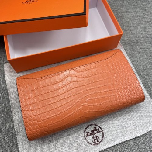 Hermes Womens Mens Wallets Purse Constance Clutch Leather Design Coin Bag with Original Box