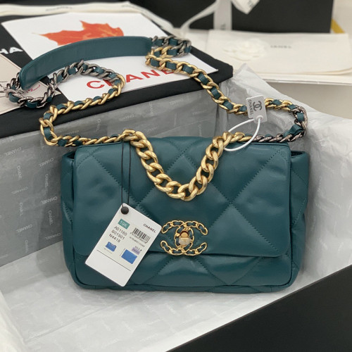 Chanel Womens Bags Shoulder Messenger Bags Chanel 19 Flap Bag Luxury Brand with Original Box