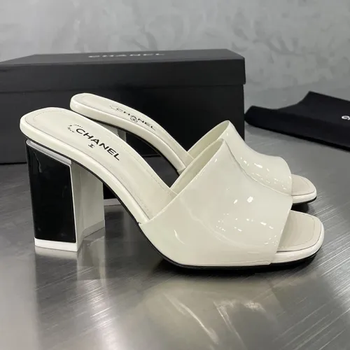 Chanel Womens Shoes Sandals Slippers Luxury Brand Design with Original Box 8.5cm Heel Women Slippers