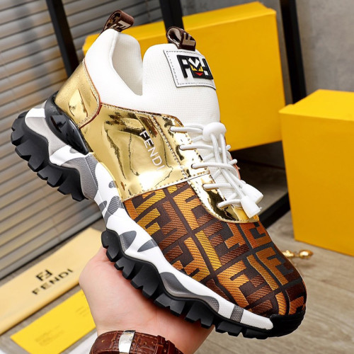 Fendi Mens Shoes Fashion Sneakers Luxury Brand Casual Shoes for Men with Original Box