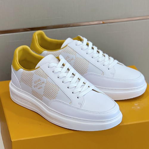 Louis Vuitton Men Shoes Fashion Sneakers RIVOLI Beverly Hills SNEAKER Luxury Brand Casual Shoes with Original Box