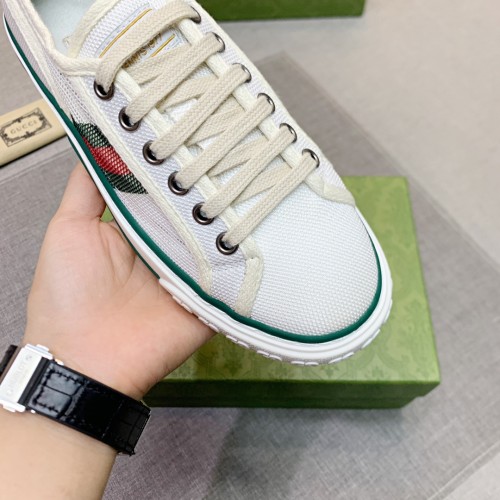 Gucci Womens Shoes Sneakers Luxury Brand Women's Gucci Tennis 1977 sneaker ‎663257 2UX10 9070 with Original Box