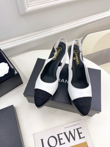 Chanel Womens Shoes Pumps Fashion Sandals Summer Design 9.5cm Heel Luxury Brand Design with Original Box