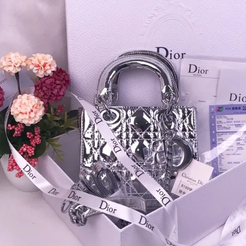 Dior Womens Bags Handbags Luxury Fashion LADY DIOR D-LITE BAG with Original Box