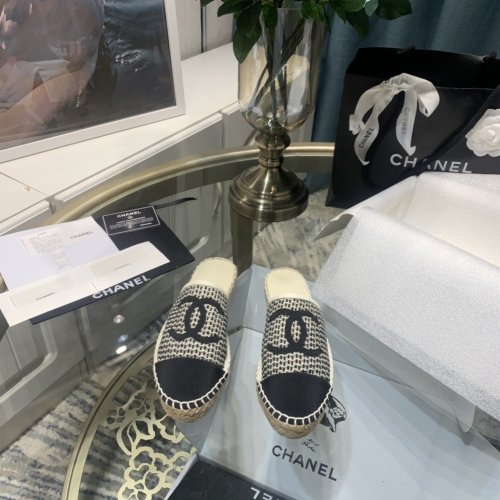 Chanel Womens Shoes Espadrilles Mule