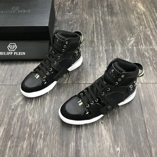 Philipp Plein Men Shoes High Top Sneaker Fashion Design Luxury Brand