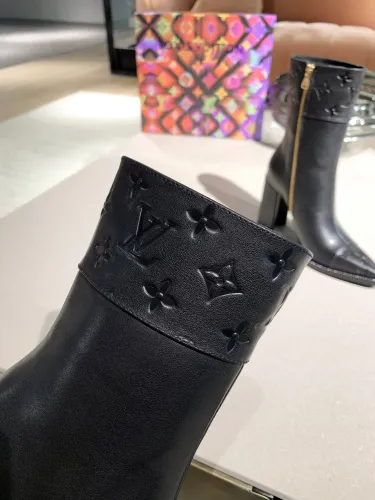 Louis Vuitton Women Shoes Boots Luxury Brand ANKLE BOOT 9cm Heel with Original Box