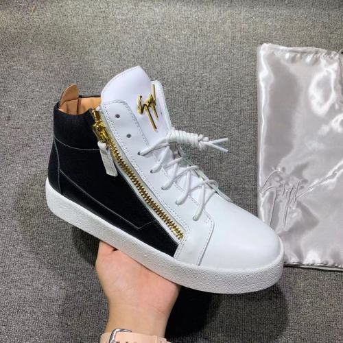 Giuseppe Zanotti Mens Shoes Luxury Brand High Top Sneakers Coby