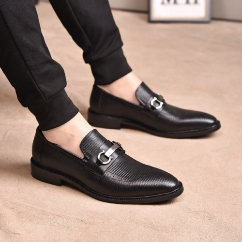 Gucci Mens Shoes Leather Design Luxury Brand Business Dress Shoes for Men with Original Box