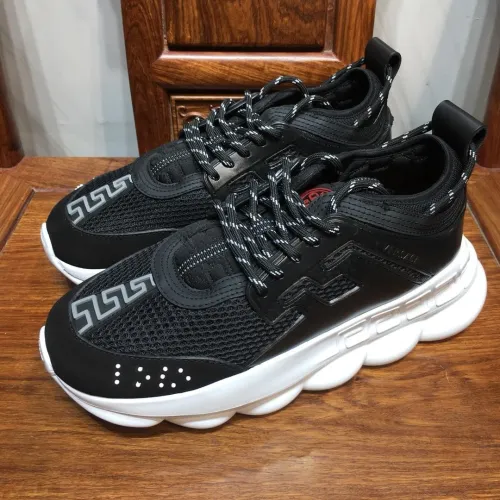 Versace Womens Shoes Luxury Brand Fashion Type Chain Reaction Sneakers DSR705G-D36TG_D41