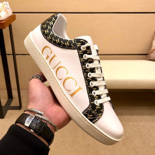 Gucci Womens Shoes Fashion Sneakers Lace-Up Luxury Brand Women's Ace Embroidered Sneaker with Original Box