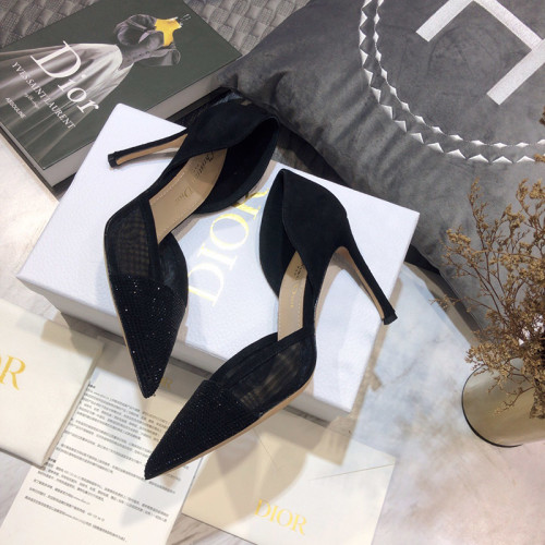 Dior Womens Shoes Breathable Fashion Pump High Heels 9.5CM