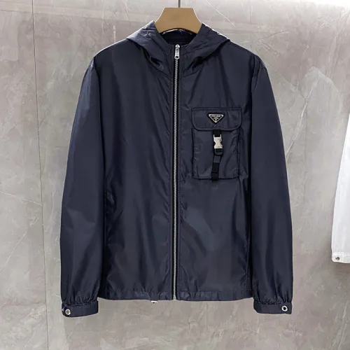 Prada Design Fashion Mens Jackets Thin Design Luxury Brand