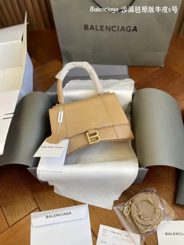 Balenciaga Womens Bag HOURGLASS XS TOP HANDLE BAG with Original Box