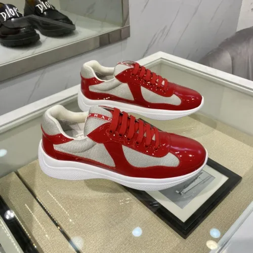 Prada Mens Shoes Sneakers Casual Shoes for Men Luxury Brand White Prada PRAX 1 sneakers with Original Box 4E3576_3LFV_F0009