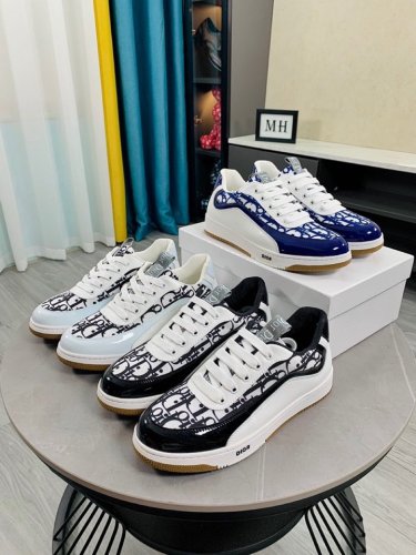 Dior Mens Shoes Sneakers Luxury Brand Breathable Design Casual Shoes for Men with Original Box