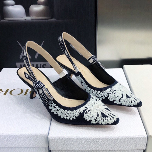 Dior Womens Shoes Sandals Fashion Pumps Luxury Brand D-Doll Quake Oblique PUMP with Original Box