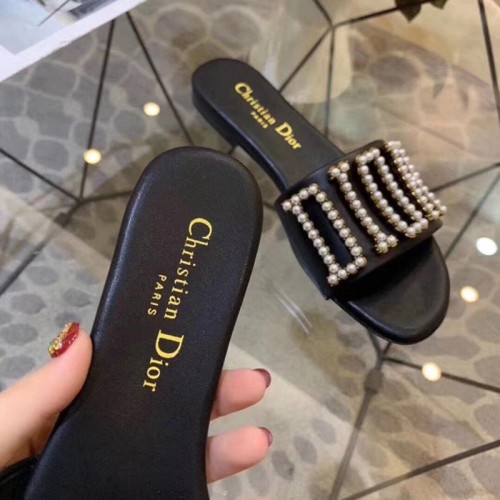 Dior Womens Shoes Slide Flat Mules