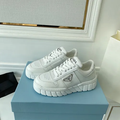 Prada Womens Shoes Casual Luxury Brand Breathable Sneakers with Original Box