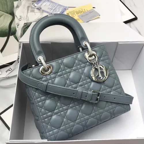 Dior Womens Bags Handbags Luxury Fashion MEDIUM LADY D-LITE BAG with Original Box