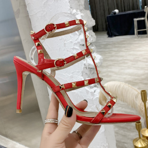 Valentino Women Shoes Mule Flip Flop Sandals ROMAN STUD SLIDE SANDAL IN QUILTED NAPPA with Original Box Luxury Brand
