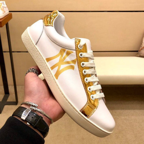 Gucci Womens Shoes Fashion Sneakers Lace-Up Luxury Brand Women's Ace Embroidered Sneaker with Original Box