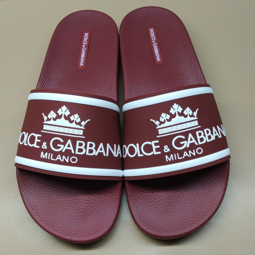 Dolce&Gabbana Milano Slides In Rubber And Calfskin Luxury Sandals Beach Wear CS1646AZ57889689